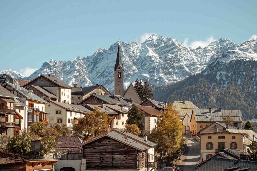 Alpine scenery in summer